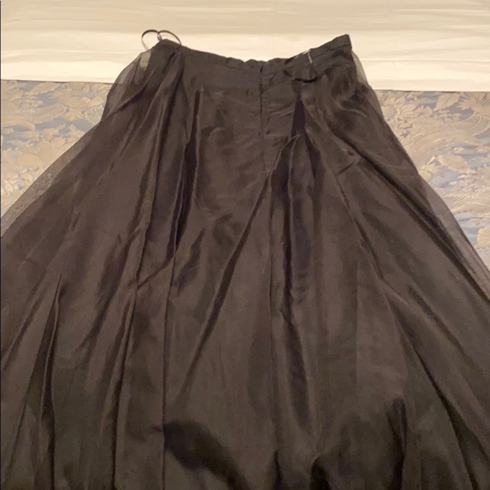 Formal party black skirt